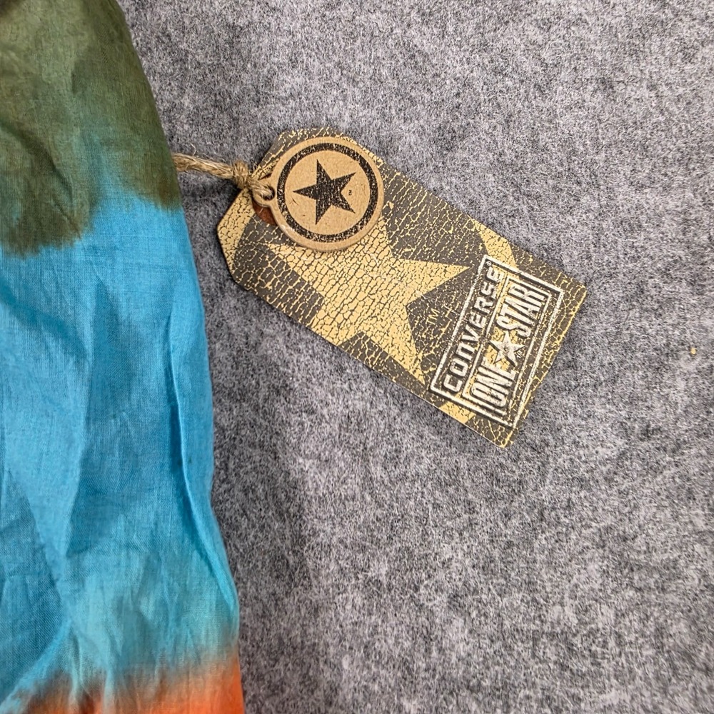 NEW Converse One Star Women's Tie Dye Lightweight Tank Top Med Purple orange NWT - Picture 2 of 7